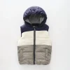 Adventure Stripe Puffer, Junior Boys Vest