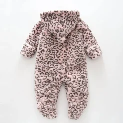 Animal Print, Baby Girls Snow Suit