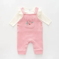 Autumn Rose, Baby Girls Overalls Set