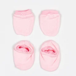 Baby Bootie & Mitten Set