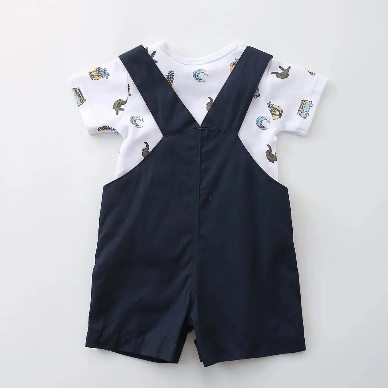 Baby Boy Travel Woven Overall Set