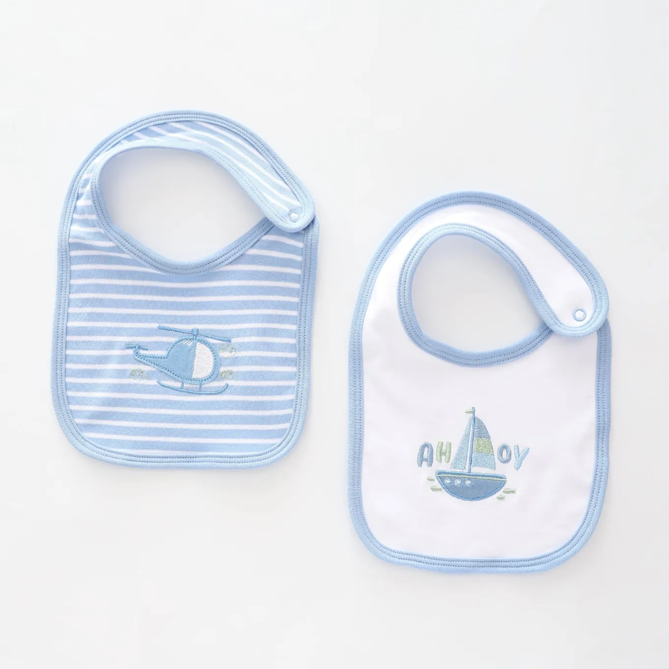 Baby Boys Aye Aye Captain Bib Set