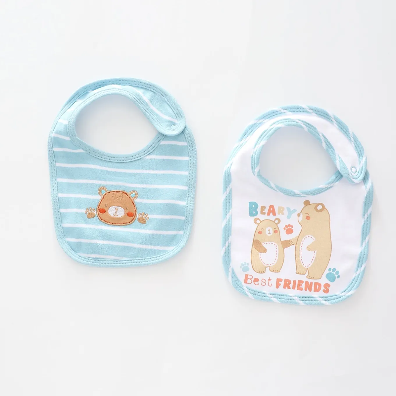 Baby Boys Beary Best Friends Bib Set