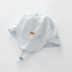 Baby Boys Blue Flap Hat