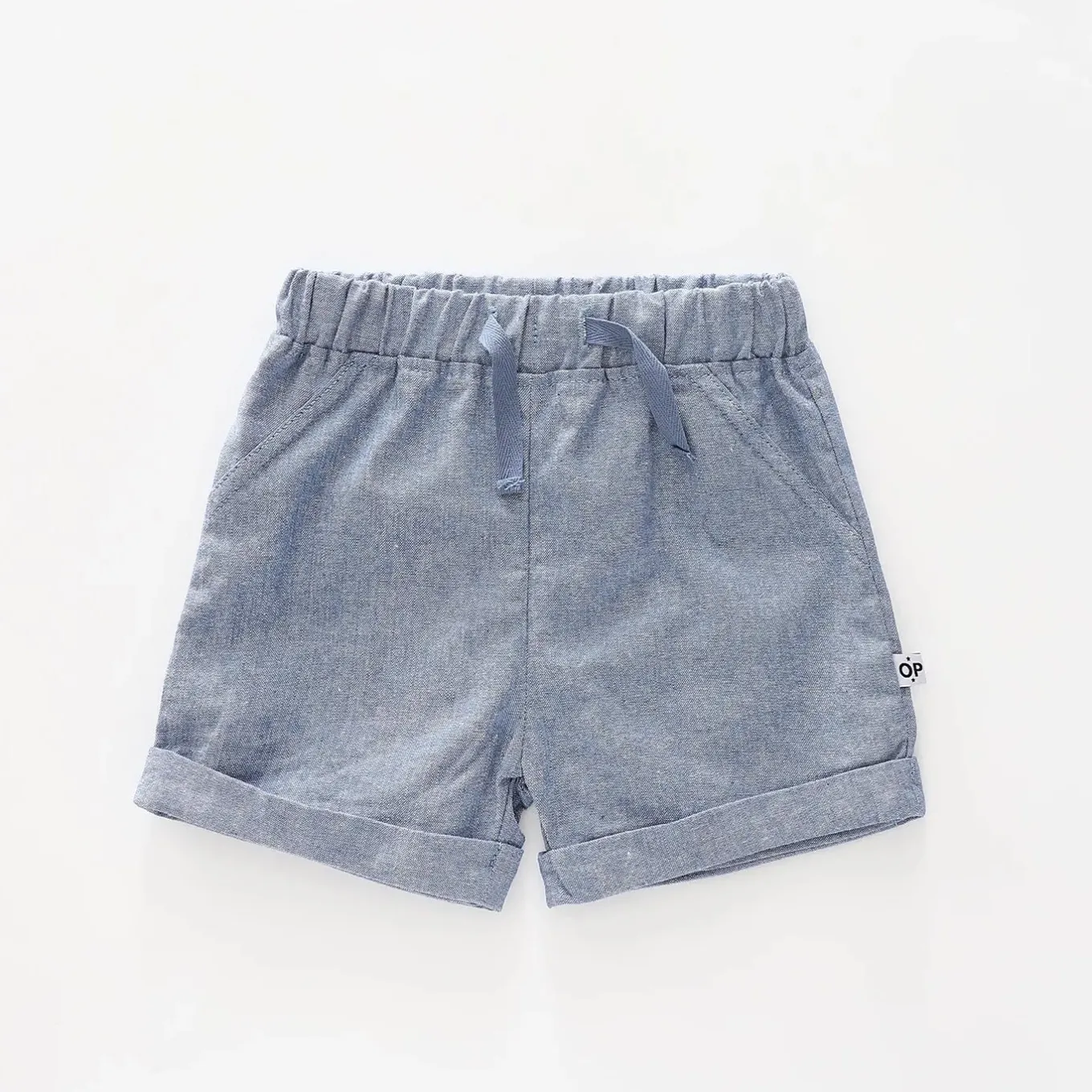 Baby Boys Chambray Denim Shorts