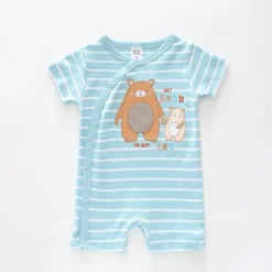 Baby Boys, My Daddy My Hero Short Romper