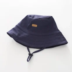 Baby Boys Navy Blue Bucket Hat