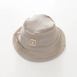 Baby Boys Textured Cotton Bucket Hat