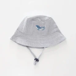 Baby Boys Whale Stripe Bucket Hat