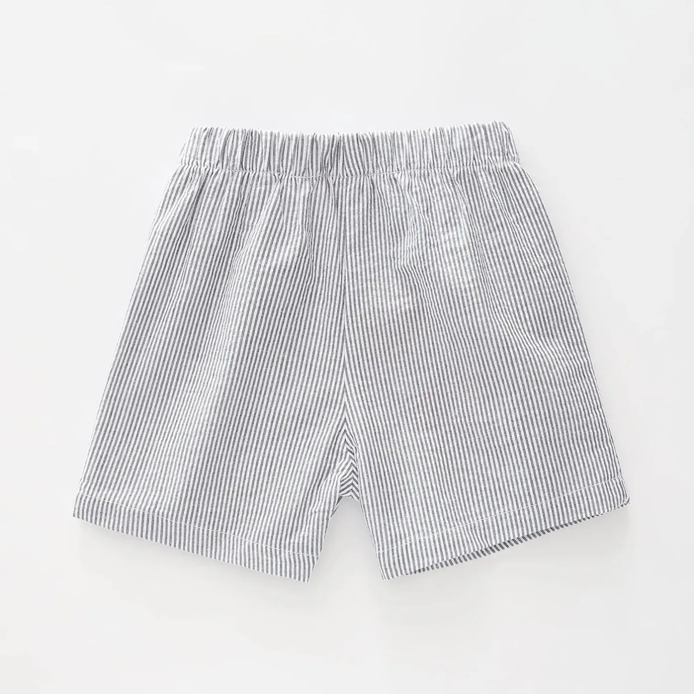 Baby Boys Whale Stripe Woven Shorts