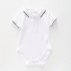 Baby Boys, White Polo Bodysuit