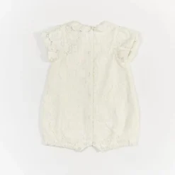 Baby Girl White Lace Romper