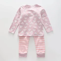 Baby Girls' All Over Cloud Print Pyjama Set