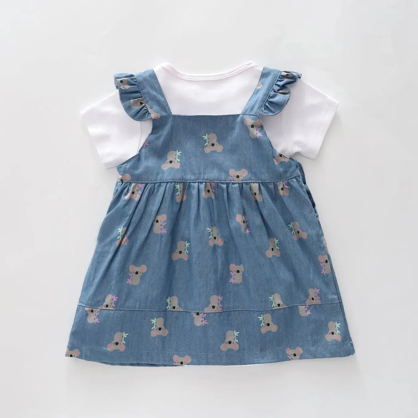 Baby Girls Koala Pinafore Set