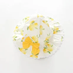 Baby Girls, Lemon Print Sun Hat