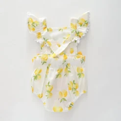Baby Girls, Lemon Print Sunsuit
