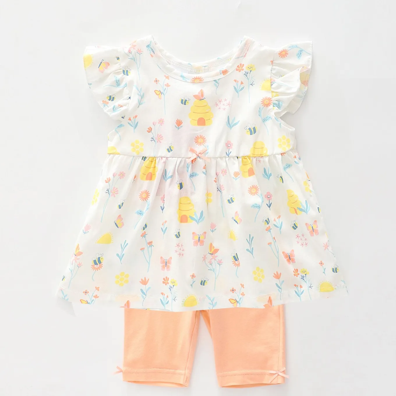 Baby Girls, Meadows Top and Tights Set