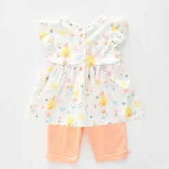 Baby Girls, Meadows Top and Tights Set