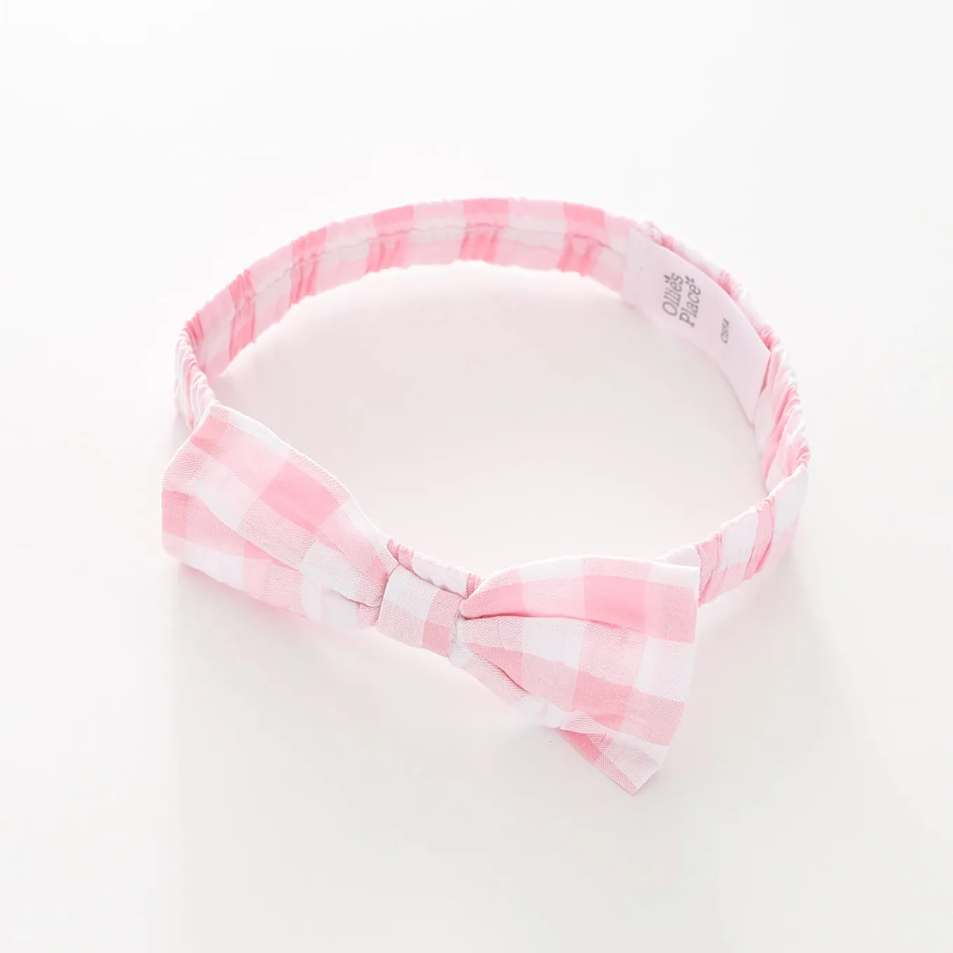 Baby Girls Pretty Pink Gingham Headband