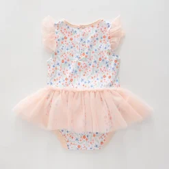 Baby Girls, Spring Fields Tutu Bodysuit