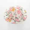Baby Girls Vintage Floral Print Sun Hat