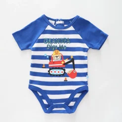 Baby Slogan Bodysuit, Grandpa Digs me