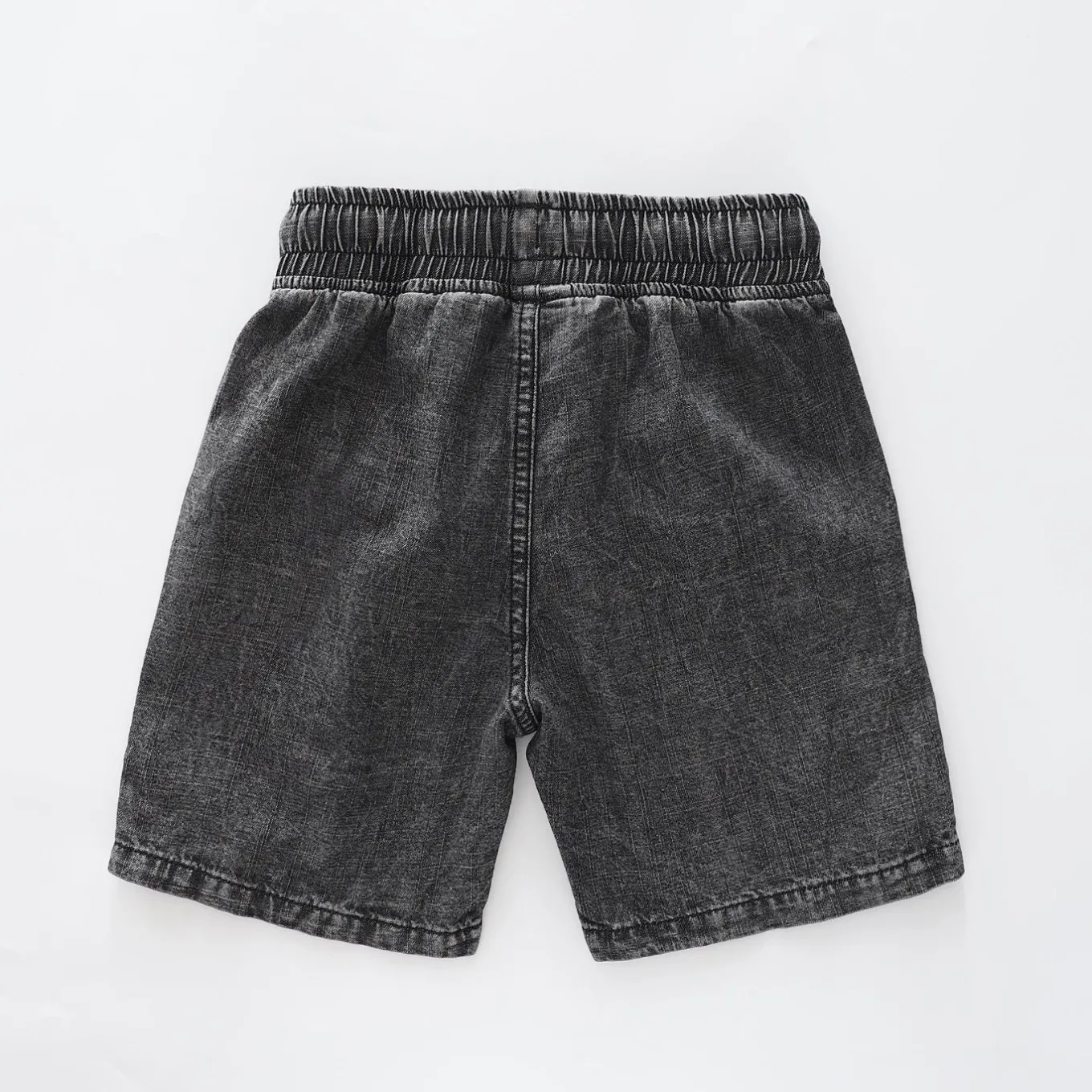 Black Denim Skate Shorts
