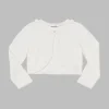 Blossoms Off-White True Knit Bolero Cardigan - Girl