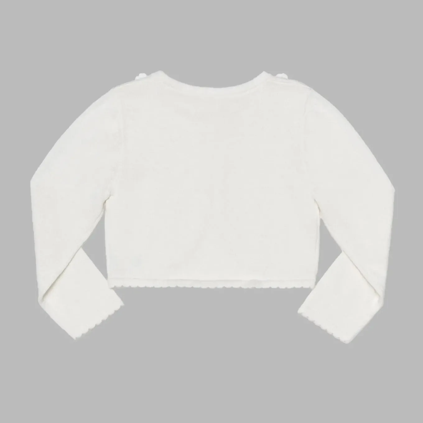 Blossoms Off-White True Knit Bolero Cardigan - Girl