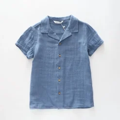 Blue Cheesecloth Shirt