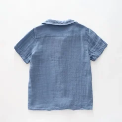 Blue Cheesecloth Shirt