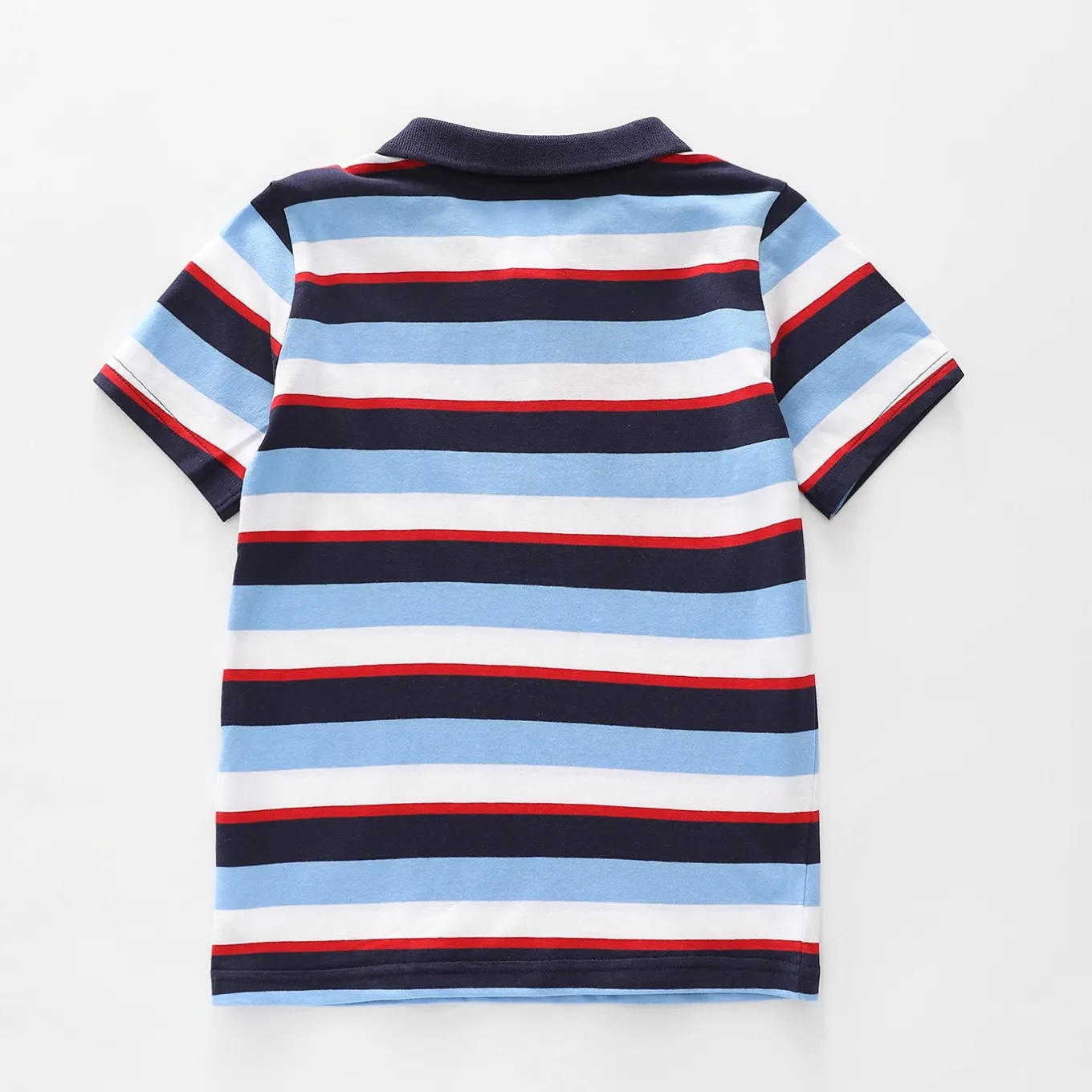 Blue Stripe Polo Tee