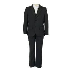 Boys' Formal Black Suit, 4 Piece Set (Size 8 Years to 16 Years)