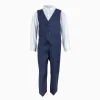 Boys' Formal Navy Suit, 3 Piece Set (size 8 years to 16 years)