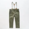 Boys' Nutmeg Pants with Stripe Braces