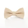 Boys' Patterned Bowtie - Champagne Jacquard