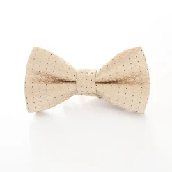 Boys' Patterned Bowtie - Champagne Jacquard