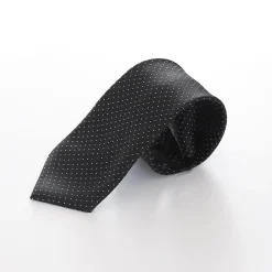 Boys' Patterned Neck Tie - Black and White