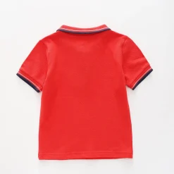 Boys Red Polo Top