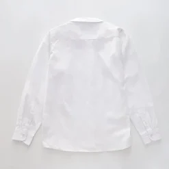Boys' White Tweel Weave Button-Up Dress Shirt size 8 - 13 years