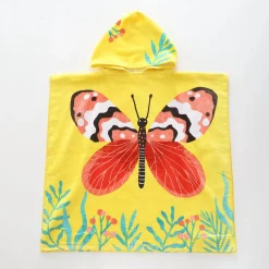 Butterfly Hooded Towel