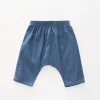 Chambray Drop Crotch Pants