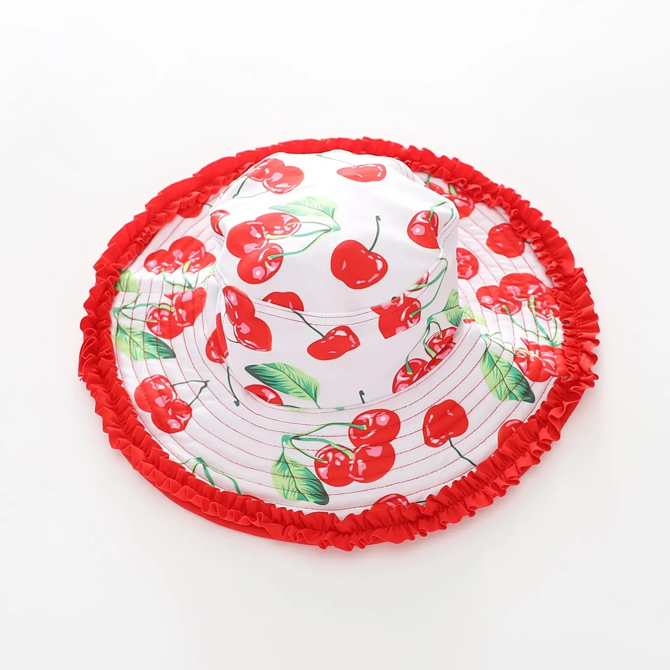 Cherry Print Bucket Hat