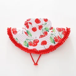 Cherry Print Bucket Hat