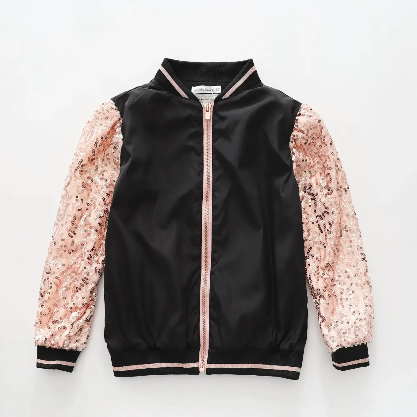 Dance Sequins, Girls Bomber Jacket