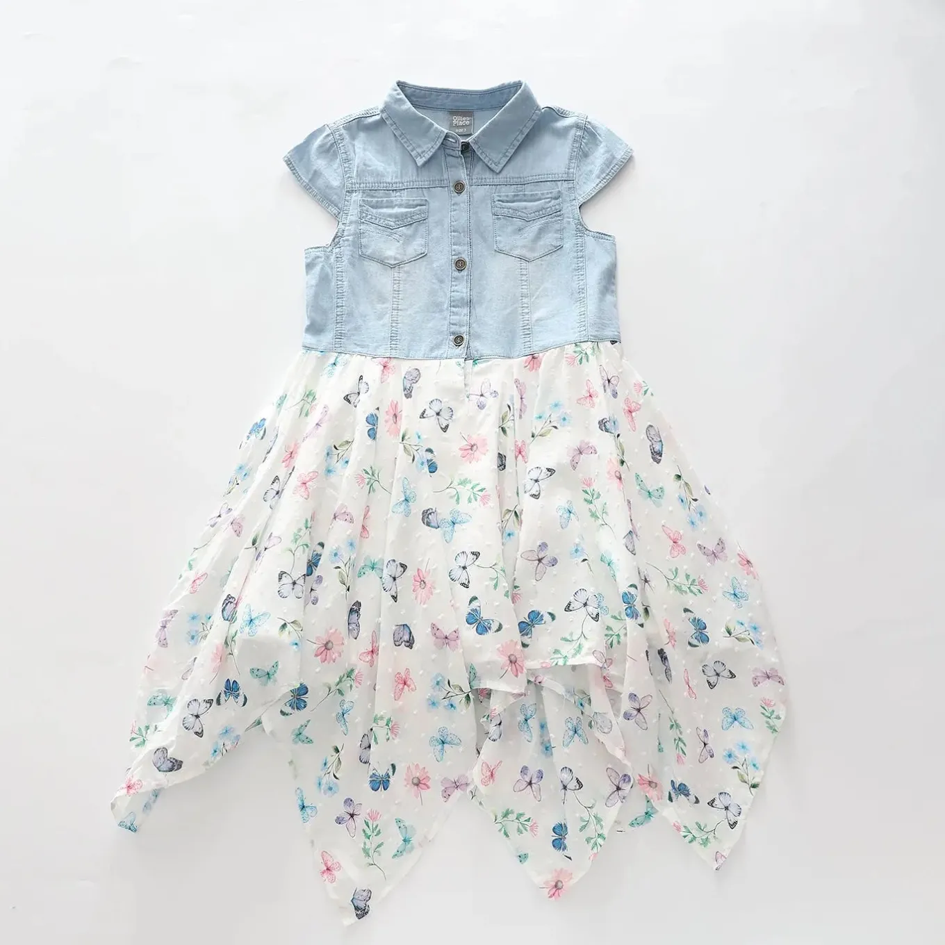 Denim Butterfly Dress