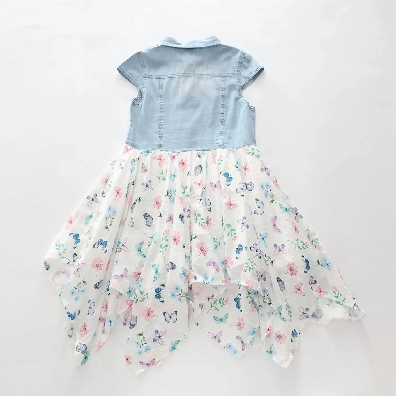 Denim Butterfly Dress