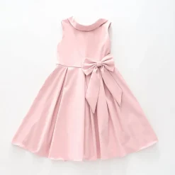 Dusty Pink Satin Dress