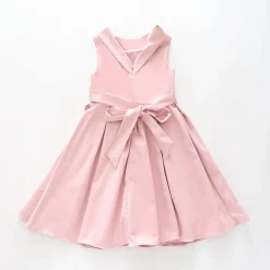 Dusty Pink Satin Dress