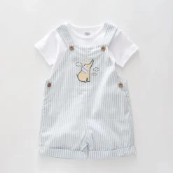 Elephant Overalls Set
